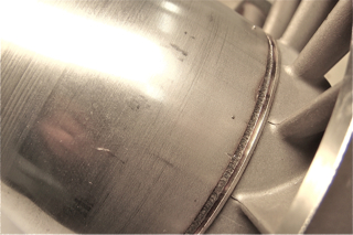 Lasersvetsning till bilindustrin, turboenhet